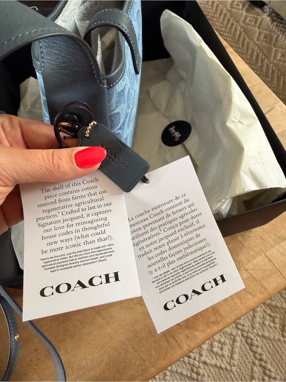 Coach Hadley Convertible Crossbody Bag
In Signature Denim - Picture 3 of 9
